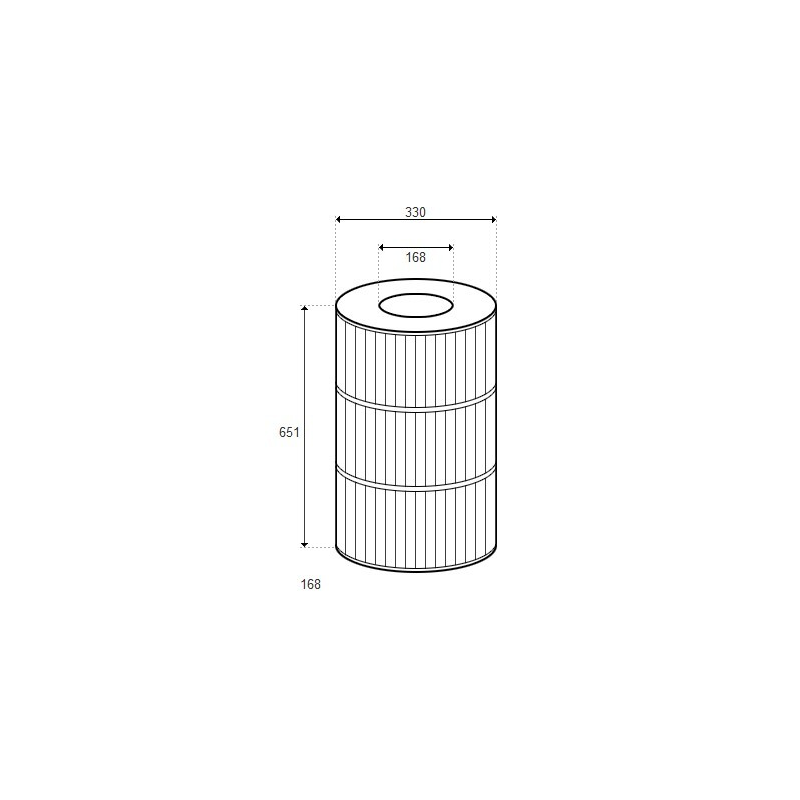 Cartouche S8M150 Système 3 D330/H651 (STA-RITE)