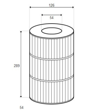 Cartouche SONFARREL 25 - 220022 - D126/H289 - PMT25 (RAINBOW)