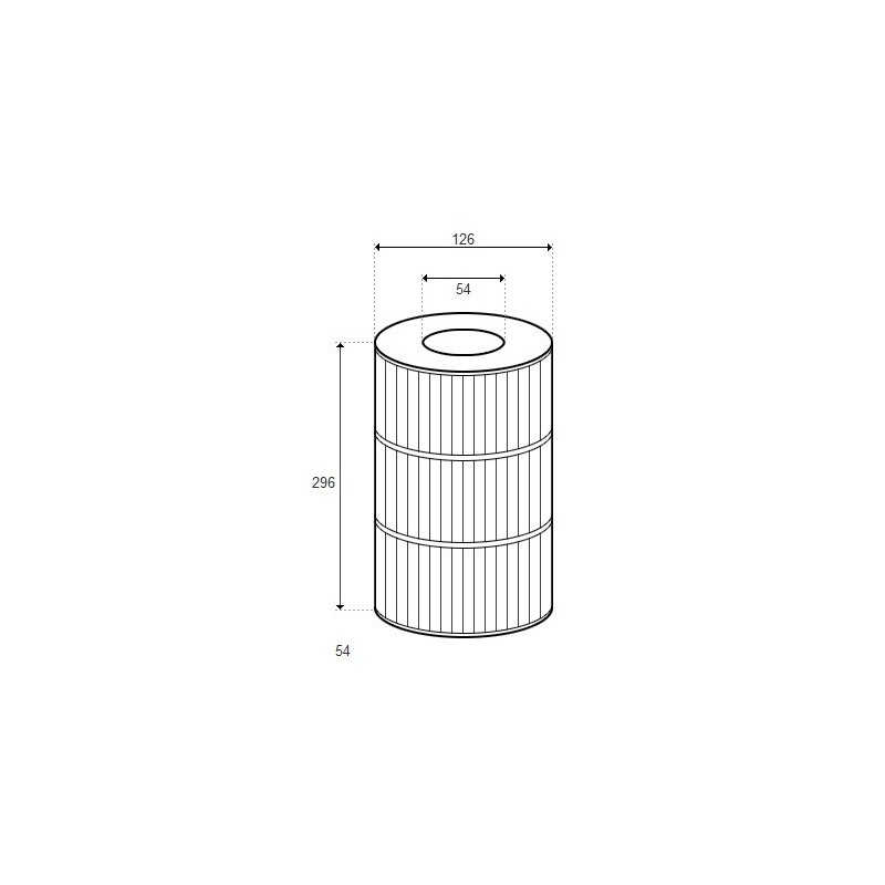 Cartouche DIMENSION ONE 40 - D126/H296 - PMT40 (RAINBOW) - H-RAF173461