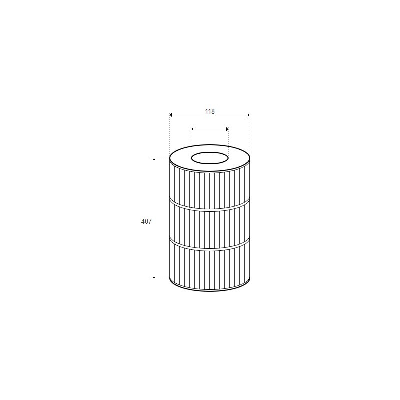 Cartouche 4 5/8 X 16, TSC - D118/H407 (RAINBOW) - H-RAF173379