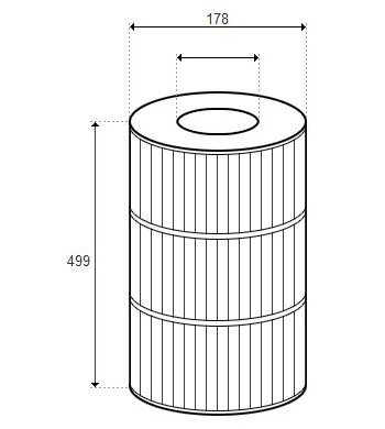 Cartouche BAKER HYDRO HM 50 - D178/H499 (RAINBOW) - H-RAF173223