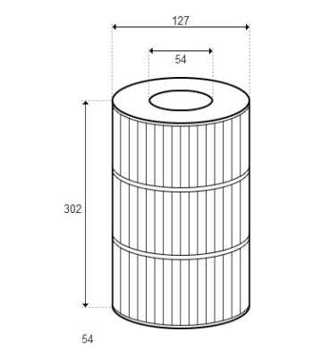 Cartouche Sonfarrel 30-220032, Martec, Advantage Mfg. (PLEATCO) 