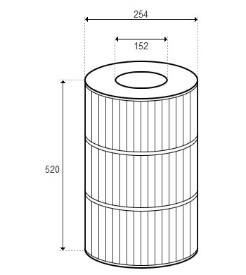 Cartouche Jacuzzi Brothers Sherlock 120 - (PLEATCO)