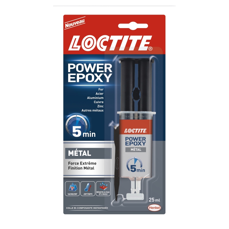 Colle structurale époxy LOCTITE métal - 25 mL