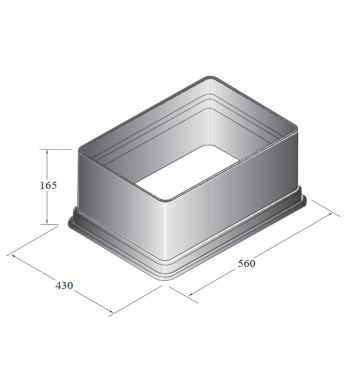 Spot HYBA CARRE LED 2w Blanche