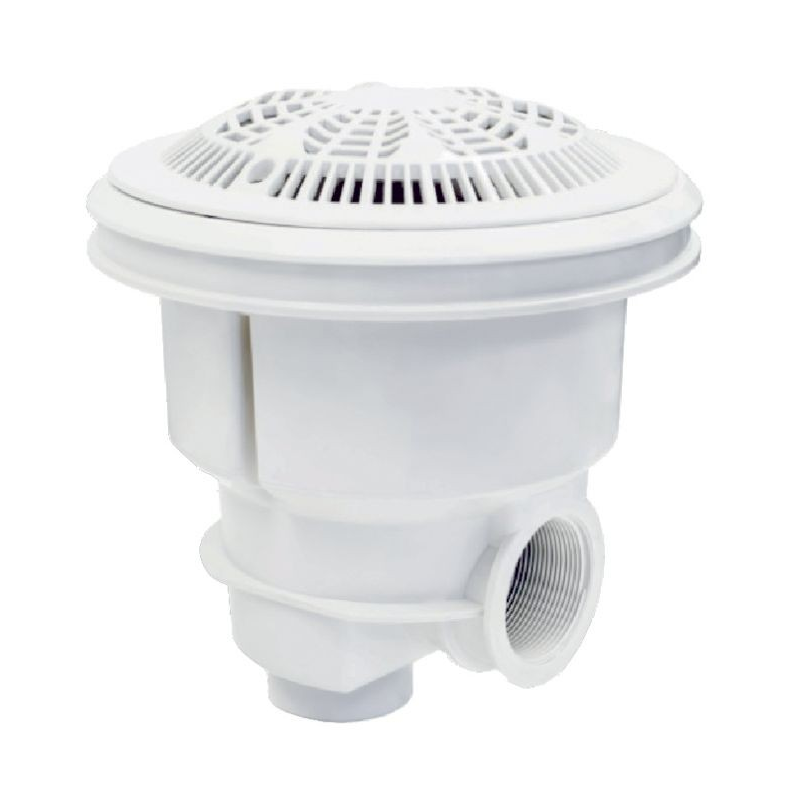 56379 - BONDE DE FOND NORM Avec grille anti vortex blanc ref 42291