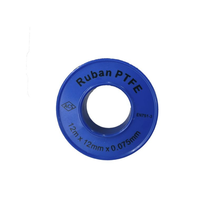 Ruban PTFE Standard Bleu 0,076mm x 12mm x 12m  - First