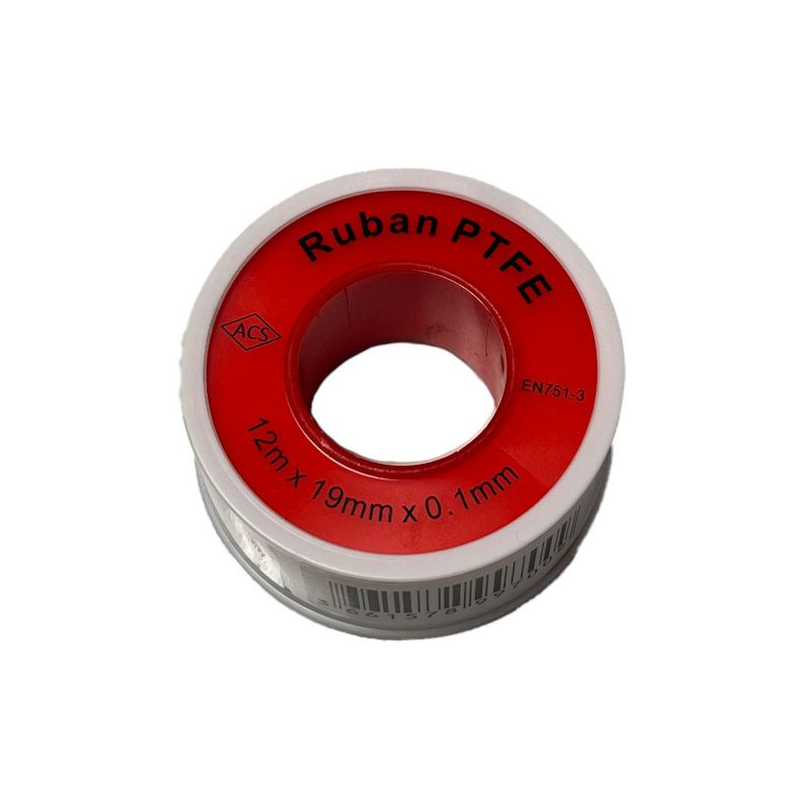 Ruban PTFE PRO Rouge 0,1mm x 19mm x 12m  - First