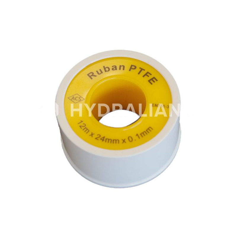 Ruban PTFE PRO Jaune 0,1mm x 25mm x 12m  - First