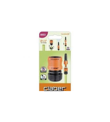 Coupleur automatique AQUASTOP 15 mm blister - Claber