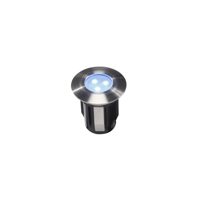 Balise encastrable LED ALPHA bleu 0,5W 12V 12000K 2 lm